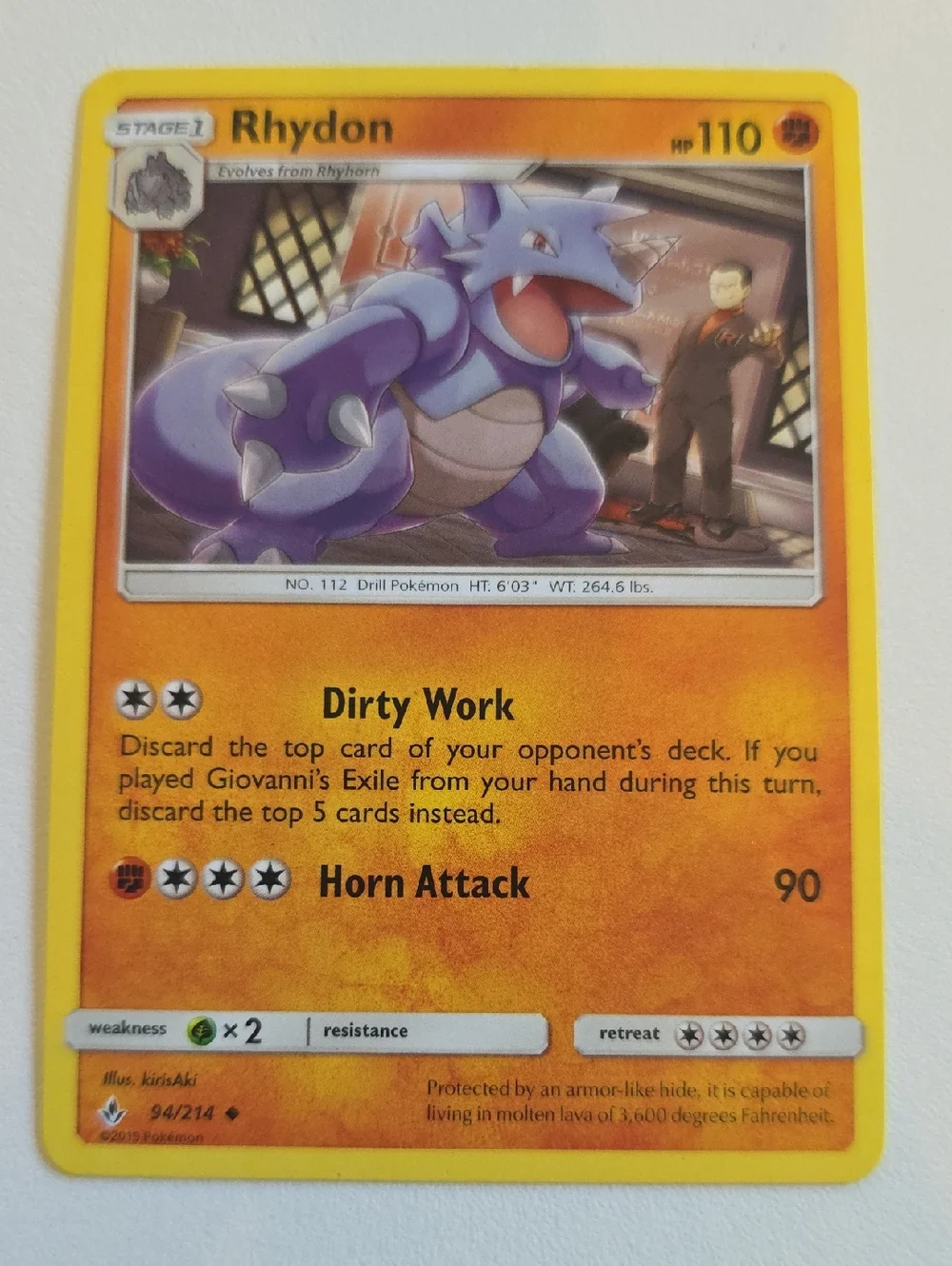Pokemon Rhyhorn and Rhydon Cards - Picture 5 of 6
